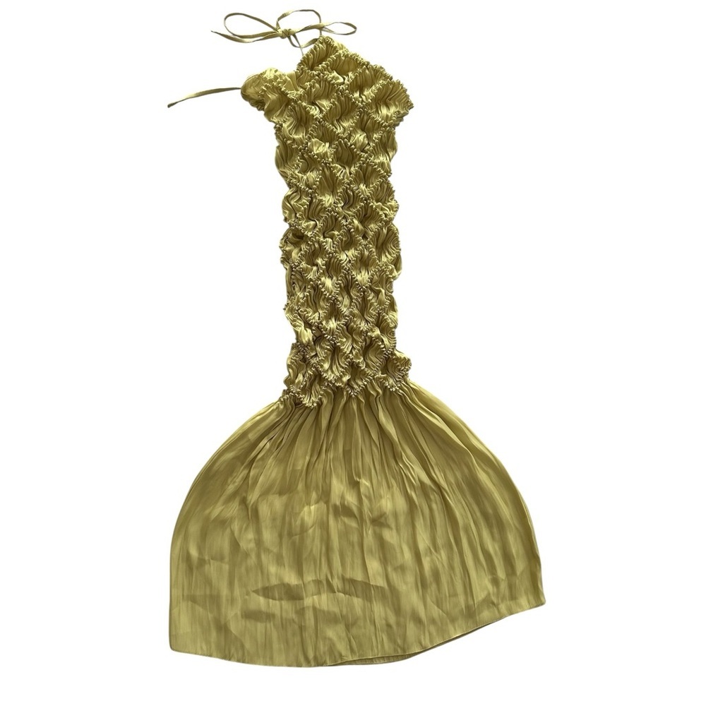 Ju-nna Sofia Halter Neck Diamond Pattern Shibori … - image 1